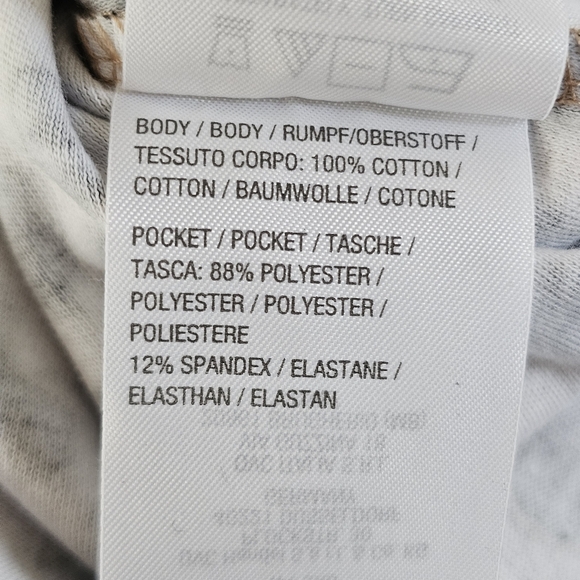 NWT Quacker Factory Leopard Print Top With Rhinestone Pocket, Long Sleeves, 2X - Picture 12 of 13